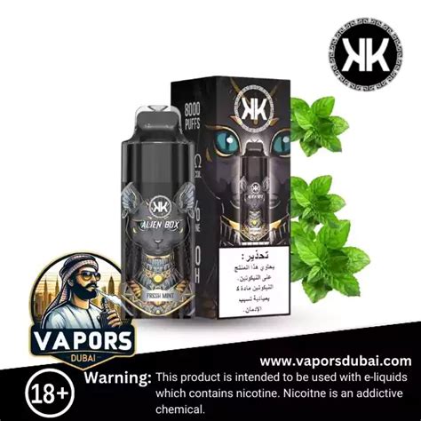 Kk Alien Box 8000 Puffs Disposable In Uae Vapors Dubai