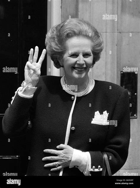 11th June On This Day In 1987 Margaret Thatcher Becomes The First