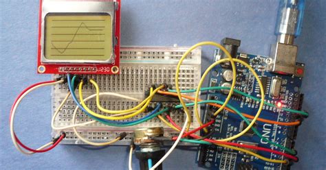 Lectronique En Amateur Graphique Cart Sien Sur Cran Nokia Arduino