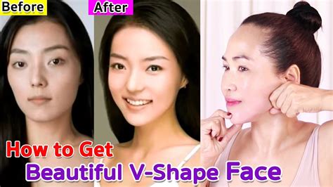 How To Get Beautiful V Shape Face No Talking Facial Massage Youtube