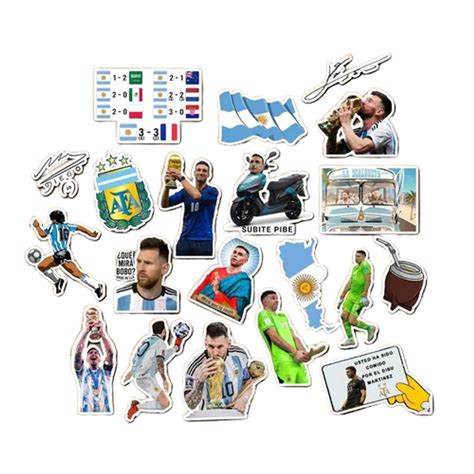 0-Pack! Stickers para Termo Selección Argentina Campeon Mundial Stickers for Thermo Argentina ...