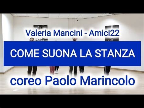 Come Suona La Stanza Valeria Mancini Coreografia Di Paolo Marincolo