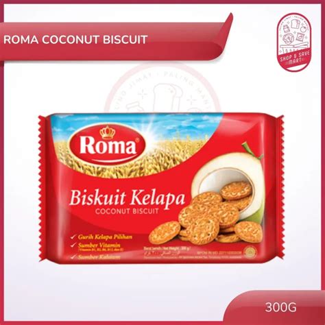 Cap Roma Biskuit Kelapa 100 Original Product Indonesia Halal 300g