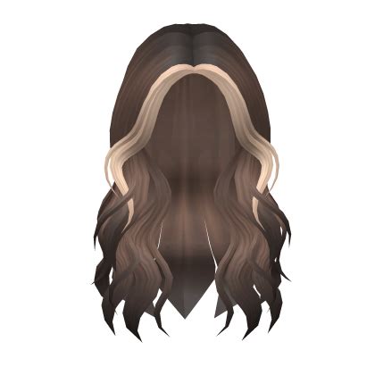 Lush Wavy Hair Blonde And Brown Roblox ID Code