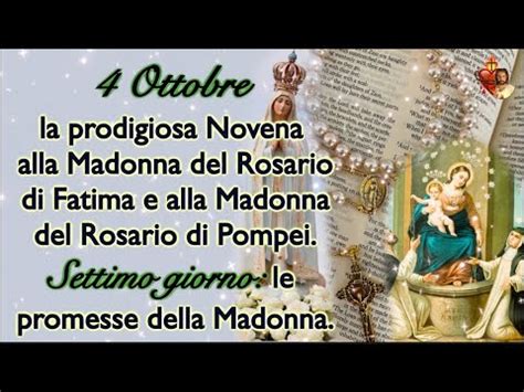 Ottobre La Prodigiosa Novena Alla Madonna Del Rosario Settimo Giorno