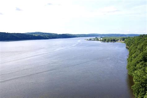 Hudson River Skywalk On The Rip Van Winkle Bridge Catskill Ny