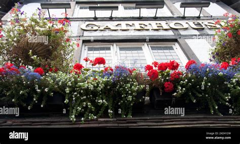 The Gatehouse, Highgate High Street, Highgate Village, London, UK. One of London's most ...