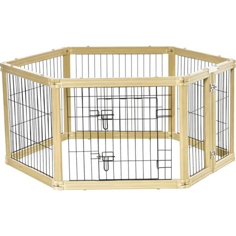 Pawhut Parc Enclos Modulable Parc Chiot Pliable Pour Animaux