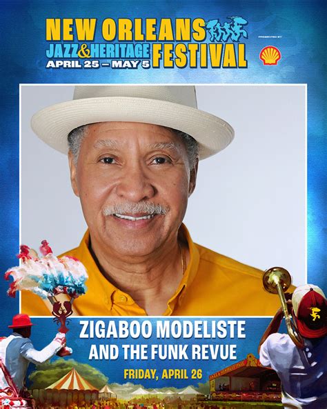 Zigaboo Modeliste And The Funk Revue At The New Orleans Jazz Fest