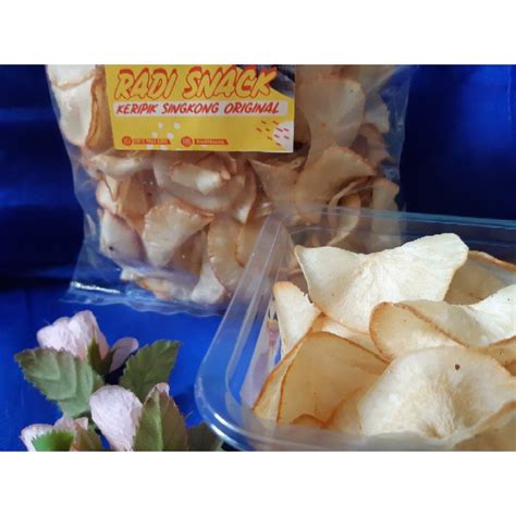 Jual Kripik Singkong Original Radi Snack Shopee Indonesia