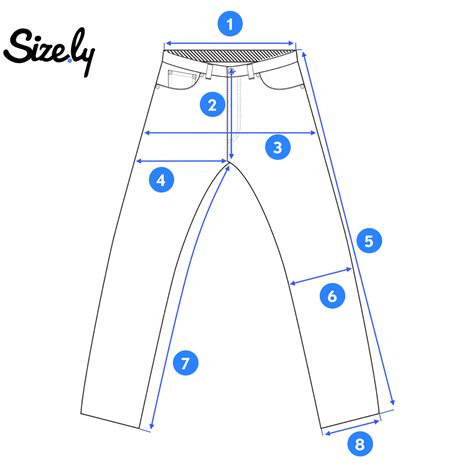 How To Measure Jeans Sizely Blog