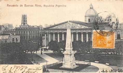 Buenos Aires Buenos Aires Plaza Mayo Carte Postale Ancienne Et