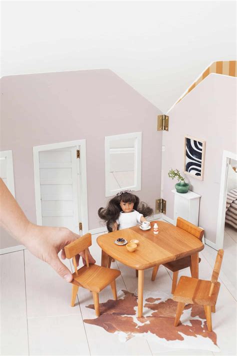 Make A Fold Away Dollhouse A Beautiful Mess