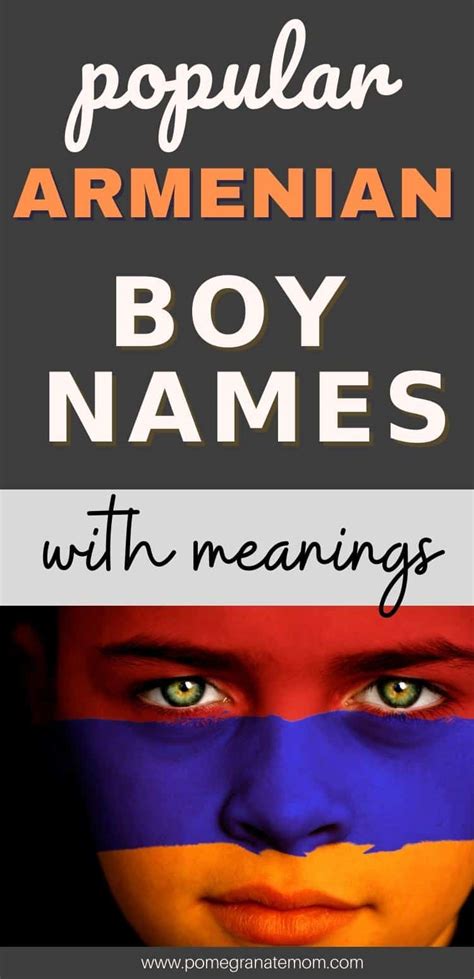 200+ Most Popular Armenian Boy Names With Meanings