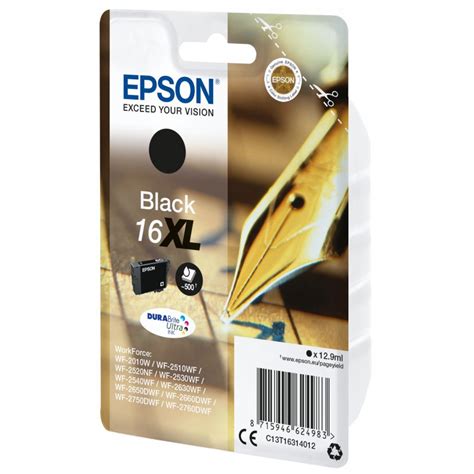 Epson DURABrite Ultra Ink Cartucho Negro 16XL Blister Alarma Acustico