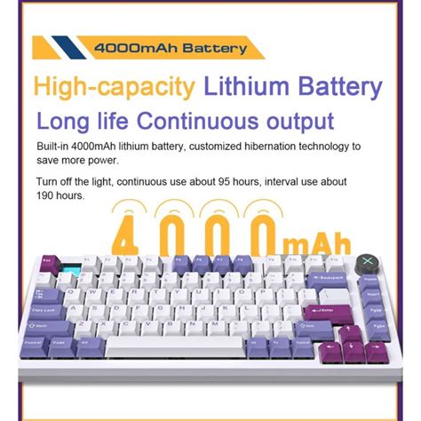 Darmoshark TOP Wireless Bluetooth Gaming Mechanical Keyboard Hot Swap Keys RGB Backlight