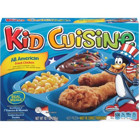 Kid Cuisine All American Fried Chicken Frozen Dinner 101 Oz From