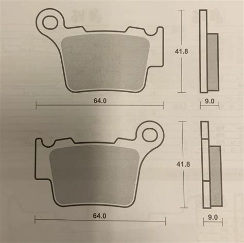 Paire Plaquettes de Frein Arrière KTM SX 450 Sm Factory Replica 2004