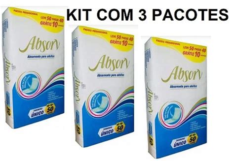 Absorvente Para Adulto Geri Trico Absorv C Unid Kit