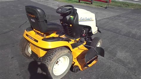 Cub Cadet 54 Super Lt 1554 Yard Tractor Lawn Mower 27 Hp Kohler Youtube