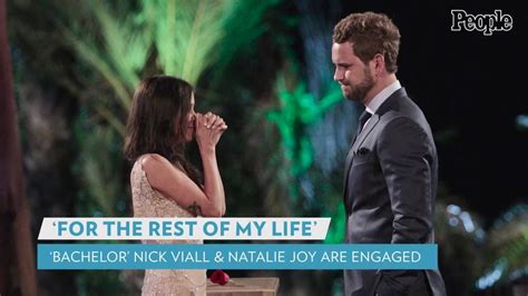 Bachelor Alum Nick Viall Is Engaged To Natalie Joy For The Rest Of