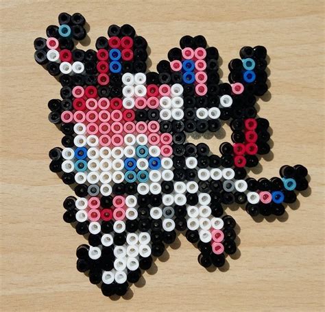 #700 Sylveon [Perler] | Pearl beads pattern, Diy perler bead crafts, Hama beads design