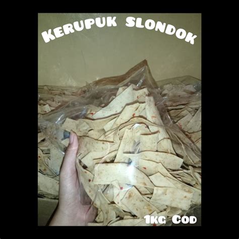 Jual Kerupuk Slondok Asli Magelang Kg Indonesia Shopee Indonesia