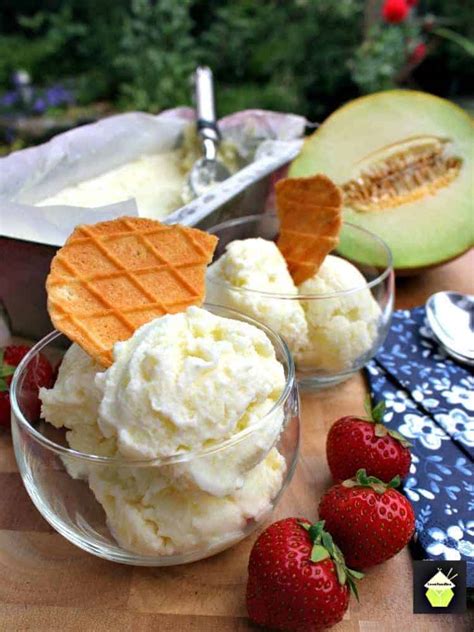 Easy Creamy Melon Ice Cream | Lovefoodies