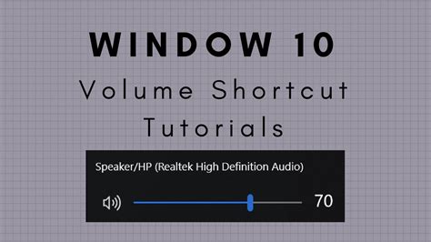 How To Create A Keyboard Shortcut For Volume Up Down Volume Control ...