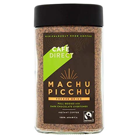 Caf Direct Fairtrade Machu Picchu Instant Coffee G Pack Of