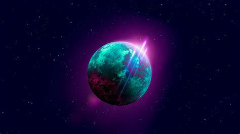 7680x4320 Resolution Space Retro Wave Planet 8k Wallpaper Wallpapers Den