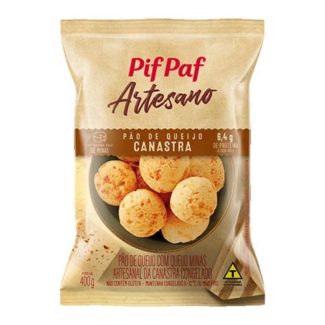 Pão de Queijo Pif Paf 400g Canastra Central Supermercados