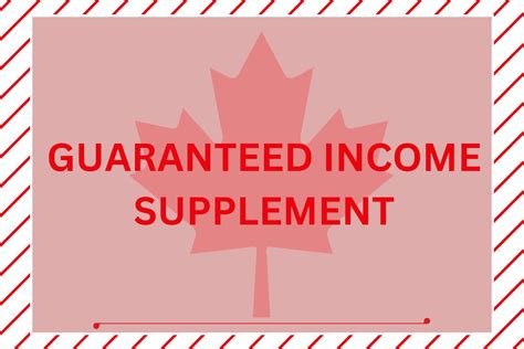 Guaranteed Income Supplement What Is Gis Canada Eligibility Amount