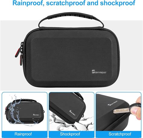 Skyreat Osmo Pocket Case Portable Pu Storage Protective Bag For Dji