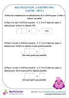 Probl Mes De Multiplication Fiches De Travail Activit S Math Matiques