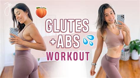 Glutes Abs Home Workout Routine Youtube