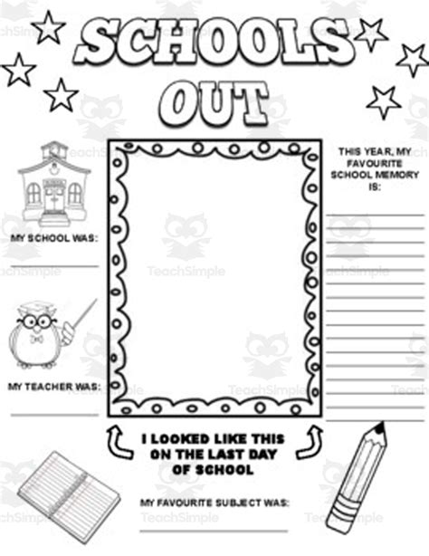 Schools Out Graphic Organizer By Teach Simple