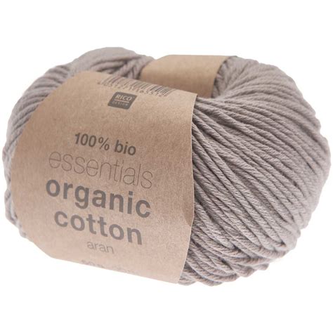 Organic Cotton Aran 25 Taupe Wolwinkel Filomena