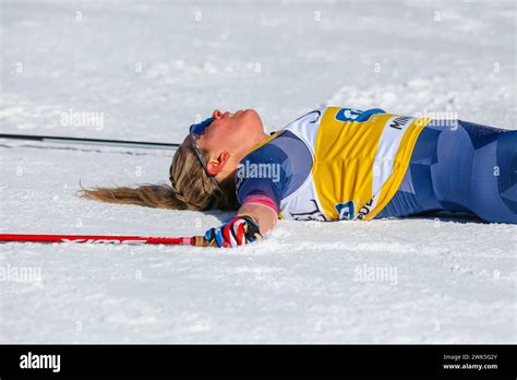 Minneapolis Minnesota Usa 18th Feb 2024 Jessie Diggins Of The