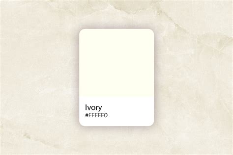 Ivory Color: Its Meaning, Similar Colors and Palette Ideas - Picsart Blog