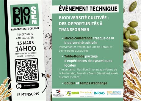 Initiative Bio Bretagne Invitation Biodivsem Initiative Bio Bretagne