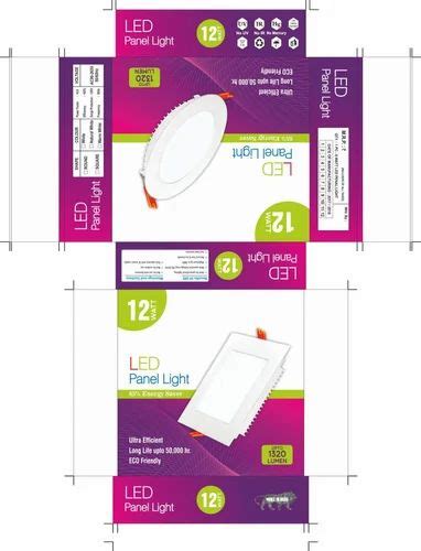 LED Panel Light Packing Box At Rs 13 Piece Udyog Nagar Industrial