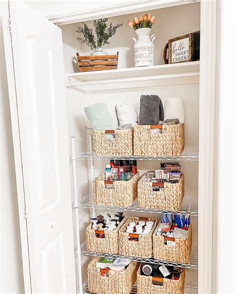 Farmhouse Style Pantry With Rattan Baskets Soul Lane