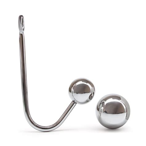 Wrecking Balls Gancho Anal Gancho Anal em Aço Inox Cabeças Esféricas Duplas Brinquedo