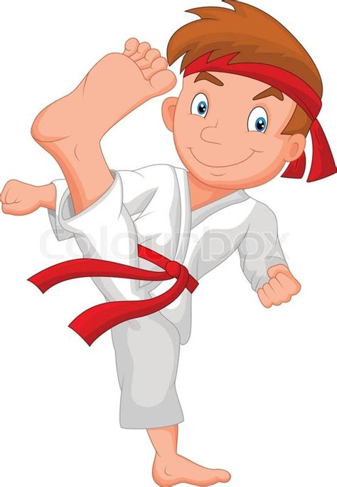 Vector Illustration Of Little Boy Stock Vector Colourbox