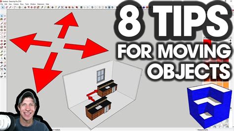 Tips For Moving Objects Precisely In Sketchup Youtube