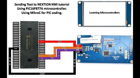 Pic F A Interface Nextion Touchscreen Hmi Tutorial Sending Text