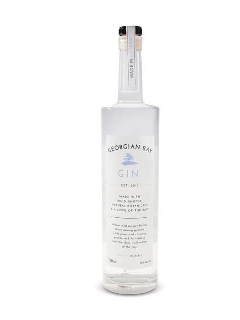 Georgian Bay Gin Le Gin Bouteille De Gin