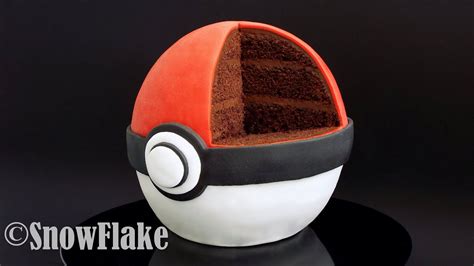 Pokeball Cake Perfect Pokemon Cake Youtube