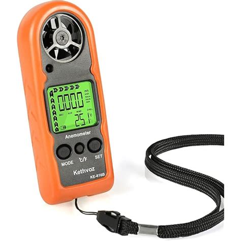 Mini Anemometer BT 816B Digital Wind Speed Meter Gauge With